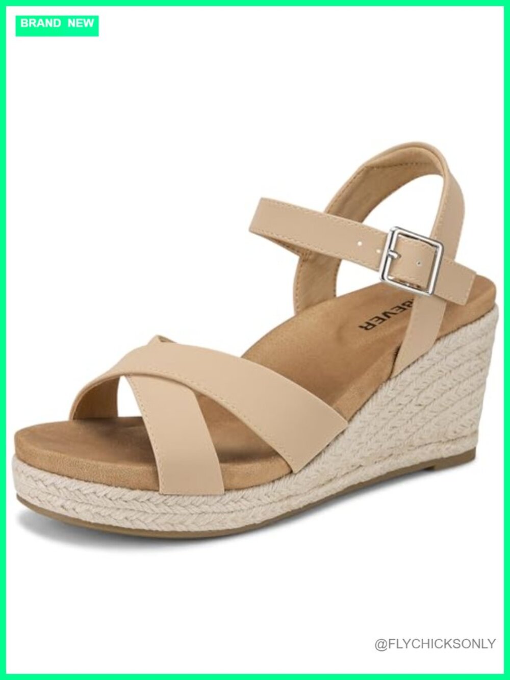 Comfort Wedge Sandals with Arch Support Memory Foam